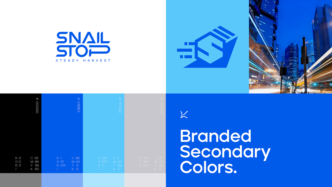 Snail Stop快递服务品牌标志提案图3