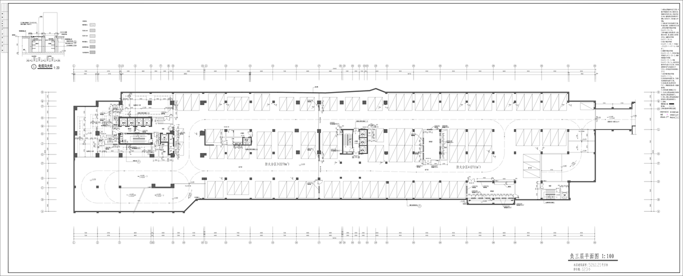 地下停车库、商业、酒店、公寓设计图5