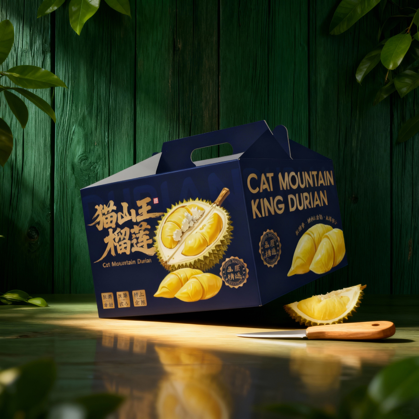 猫山王榴莲包装图4