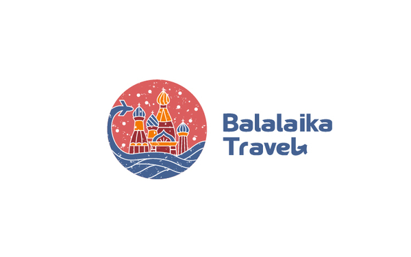 Balalaika travel 俄羅斯旅游咨詢 logo設計