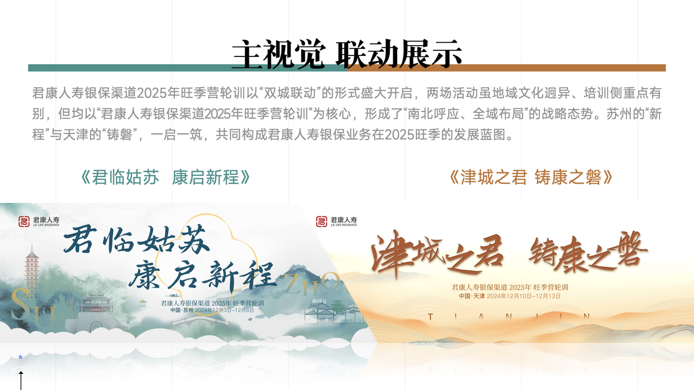 #苏州·天津活动主视觉KV君康人寿图2