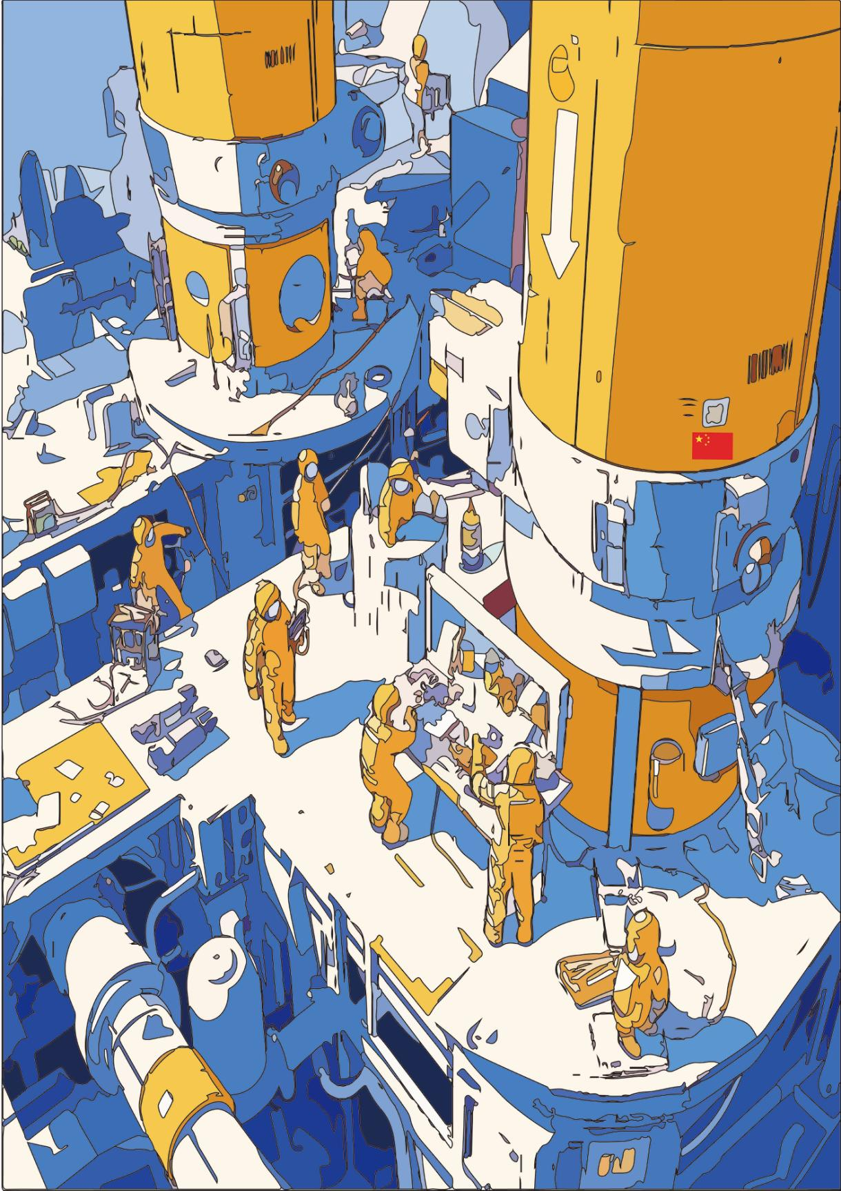 新疆大巴扎 疆来城开业海报设计图1