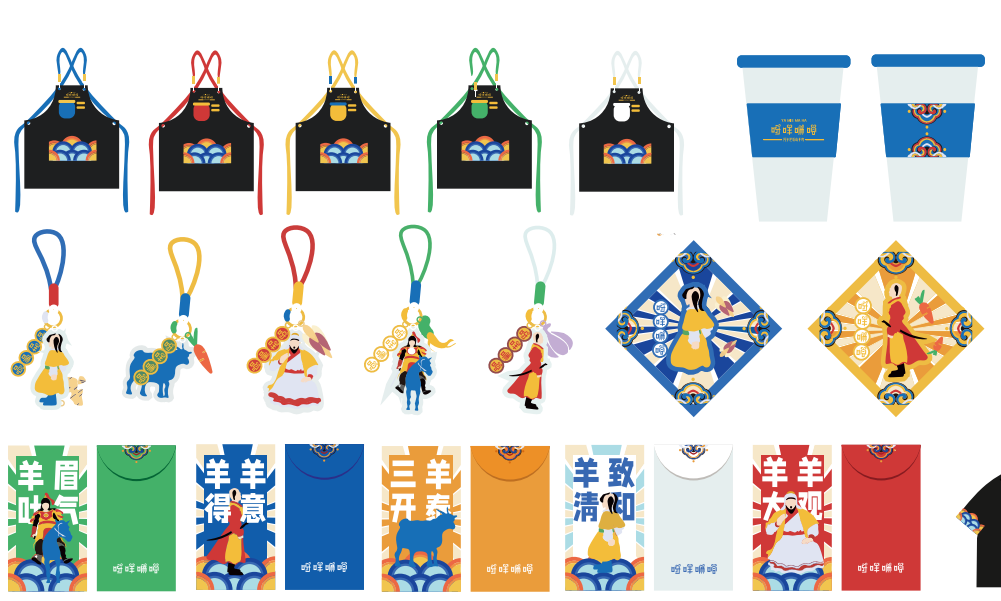 《呀咩嘛哈》阿尔巴斯羊肉品牌设计图2