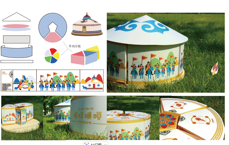 《呀咩嘛哈》阿尔巴斯羊肉品牌设计图0