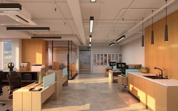 辦公室室內設計效果圖