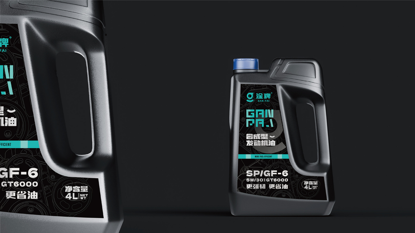 淦牌｜发动机油包装图0