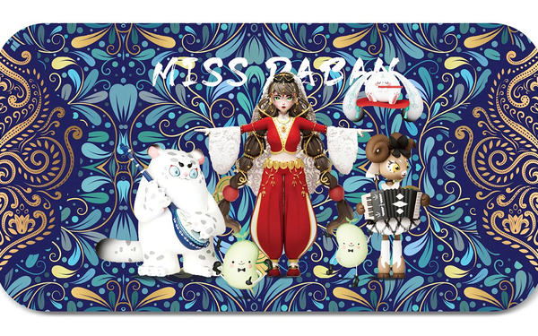 新疆达坂城姑娘文创产品插画设计 logo设计