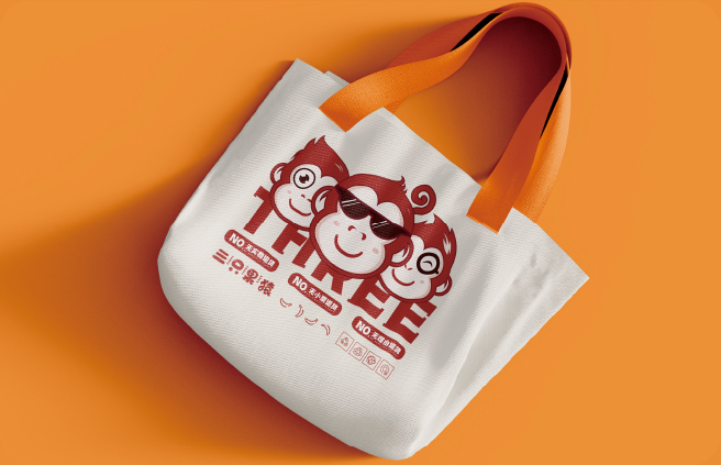 三只果猿|鲜果店LOGO VI设计图7