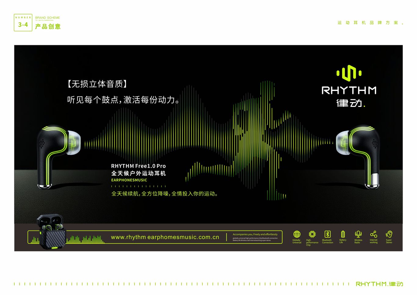 “RHYTHM律动”运动耳机——品牌广告平面创意图20