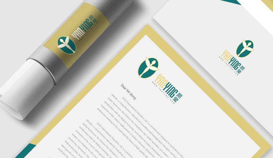 颜滢品牌LOGO设计图5