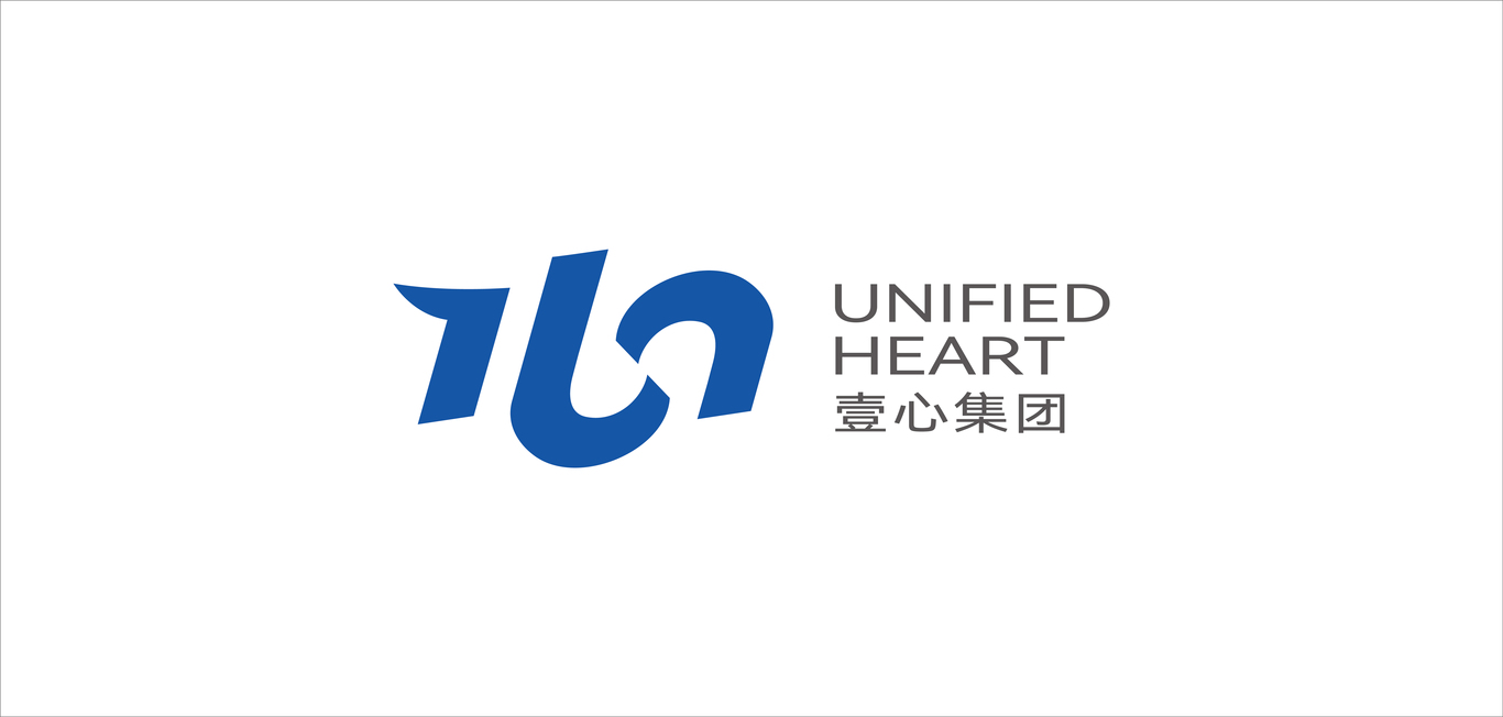 字体设计壹心集团logo图0