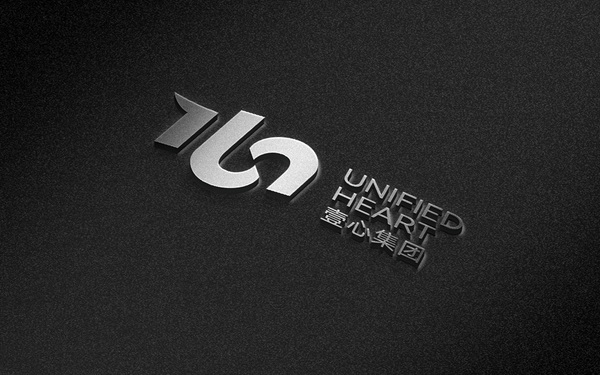 字体设计壹心集团logo