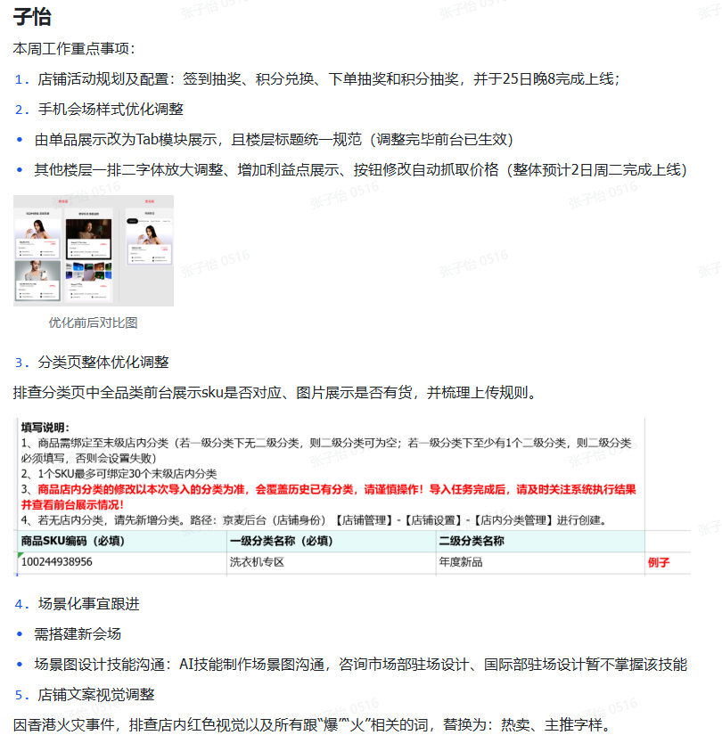 周工作周报内容图0