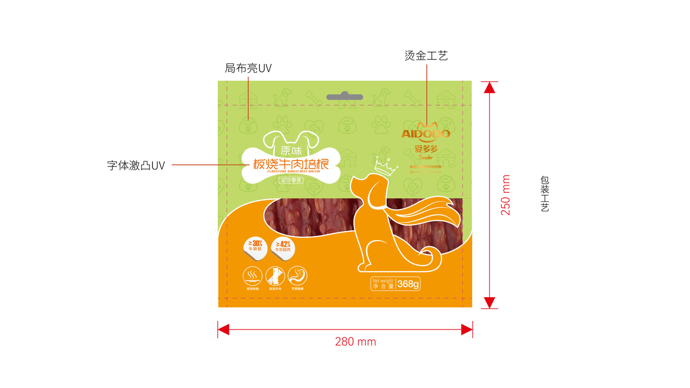 爱多多宠物食品包装设计图1